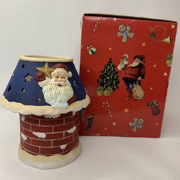 Santa Candle Jar Shade Vanilla Scent New Creative Enterprises - Picture 9 of 10